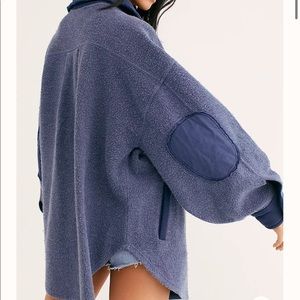 Ruby jacket in blue from free people.
